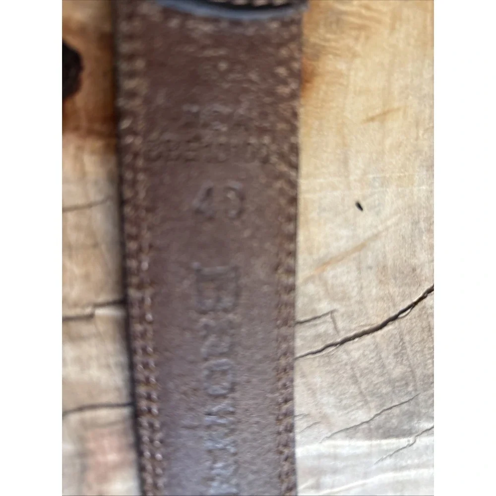 Browning Mens Leather Belt‎ Size 40 Logo NICE Condition!